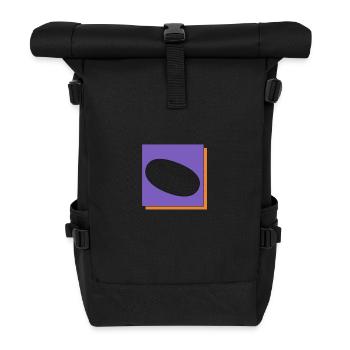 Trend Graphic Design - Roll Top Backpack - black - Front