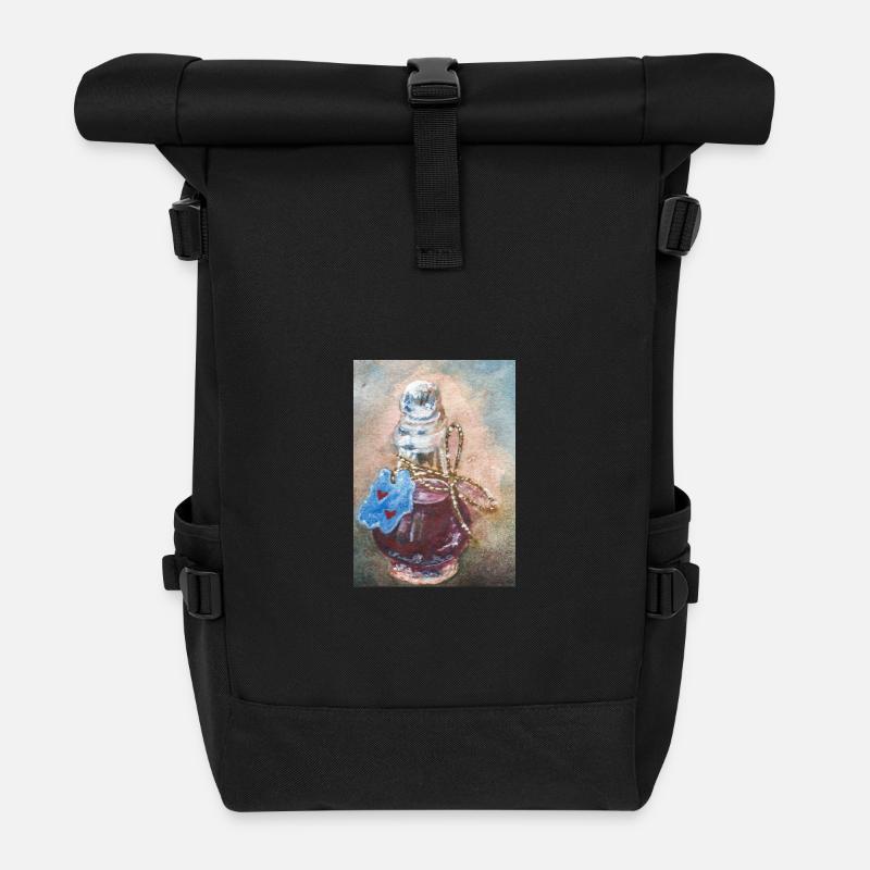 Potion - Sac à dos roll top - noir