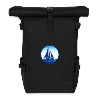 Boot - Rolltop Rucksack - Schwarz - Vorne