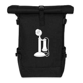 Vieux_téléphone_vt8 - Sac à dos roll top - noir - Devant