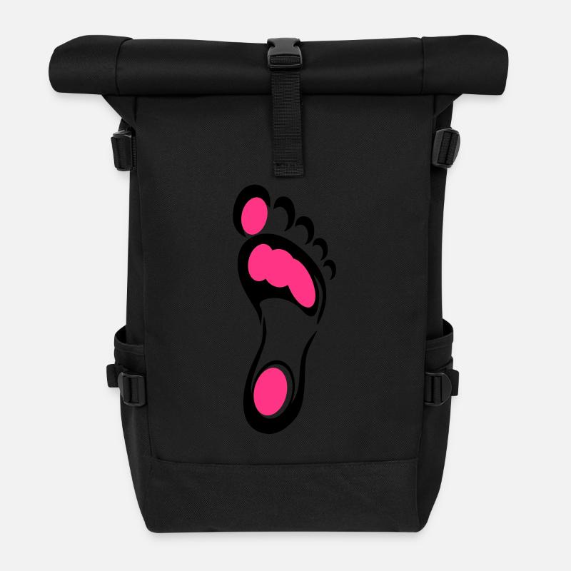 Foot Reflex - Rolltop Rucksack - Schwarz
