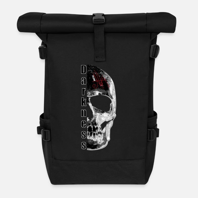 darkness - Sac à dos roll top - noir
