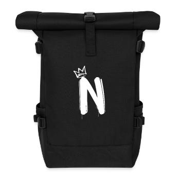 N - Roll Top Backpack - black - Front
