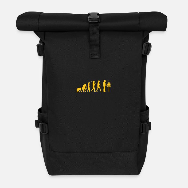 BEEKEEPER - Evolution - Cadeau Apiculteur - Sac à dos roll top - noir