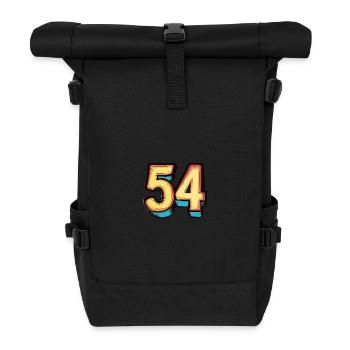 54 Number Comic - Roll Top Backpack - black - Front