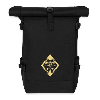 Atomic Utopia - Bat Rhombus - Multiple Colours - Roll Top Backpack - black - Front