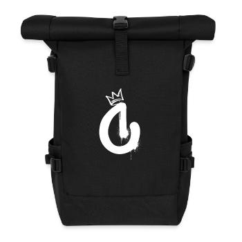 C - Rolltop Rucksack - Schwarz - Vorne