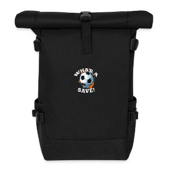 Balle de football - Quelle sauvegarde! - Sac à dos roll top - noir - Devant