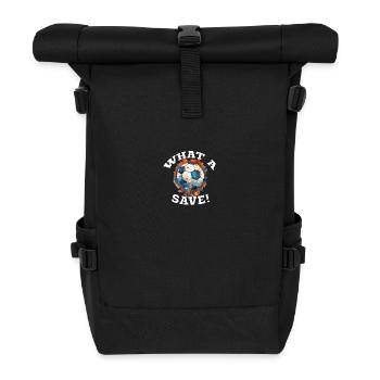 Balle de football - Quelle sauvegarde! - Sac à dos roll top - noir - Devant