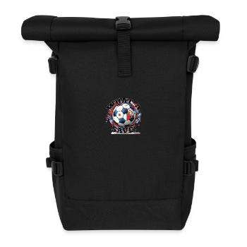 Balle de football - Quelle sauvegarde! - Sac à dos roll top - noir - Devant