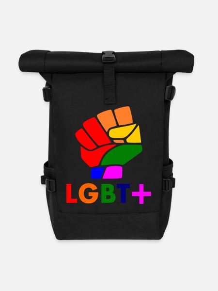 Lgbt - Sac à dos roll top - noir