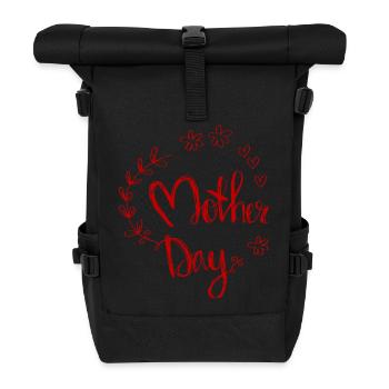 Mother Day - Roll Top Backpack - black - Front