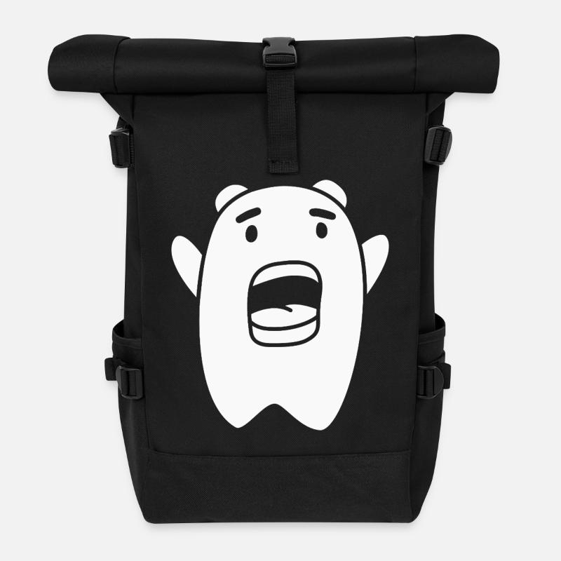 Nerd Scream – Humour geek et physique - Sac à dos roll top - noir