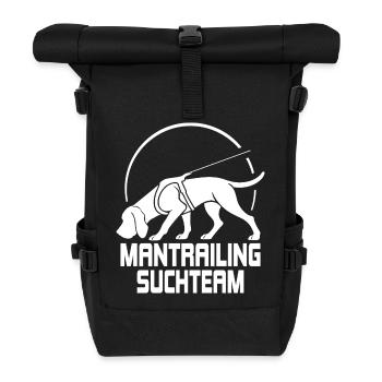 Équipe de recherche de chasseurs de chasse Bloodhound Dogs Wilsigns - Sac à dos roll top - noir - Devant