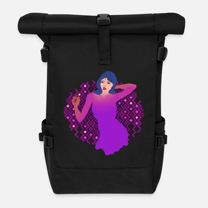Tanzen - Rolltop Rucksack - Schwarz