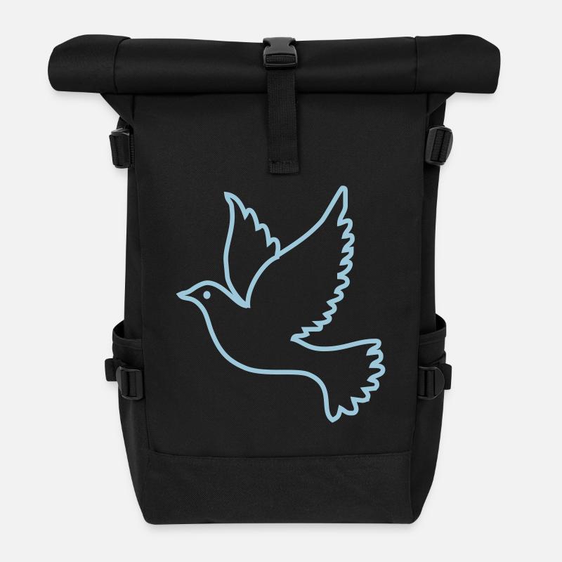 Taube - Rolltop Rucksack - Schwarz