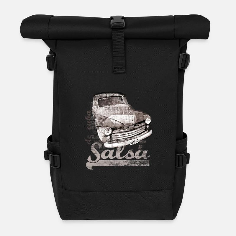 salsa - Rolltop Rucksack - Schwarz