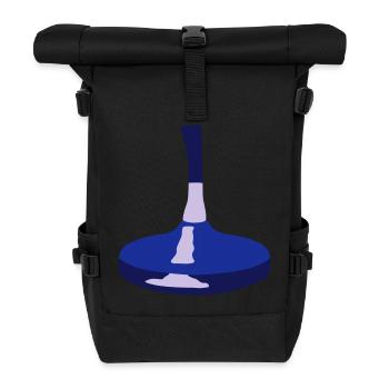 Curling - Roll Top Backpack - black - Front