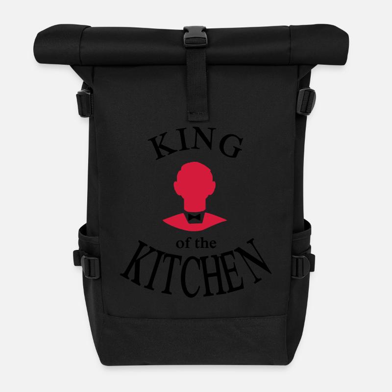Chef's apron - Roll Top Backpack - black