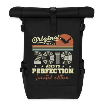 Original 2019 cadeau anniversaire 2019 rétro 2019 - Sac à dos roll top - noir - Devant