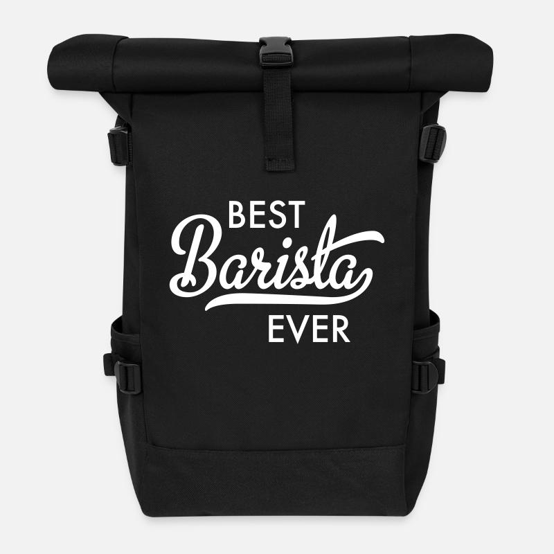 Best Barista ever - Rolltop Rucksack - Schwarz