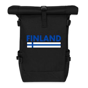 Finland - Roll Top Backpack - black - Front