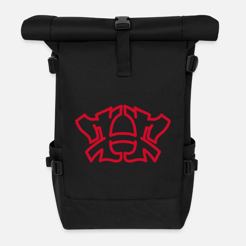 FlickFit Studio - Rolltop Rucksack - Schwarz