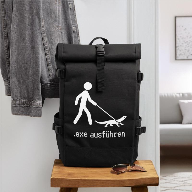 EXE Run Admin Informaticien Programmeur Sac à dos roll top