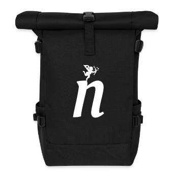 N - Roll Top Backpack - black - Front