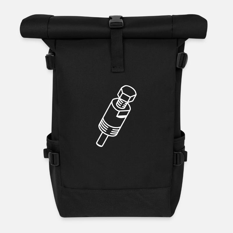 Mechanische_Puller_em3 - Rolltop Rucksack - Schwarz