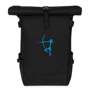 Prehistoric archer - Roll Top Backpack - black - Front