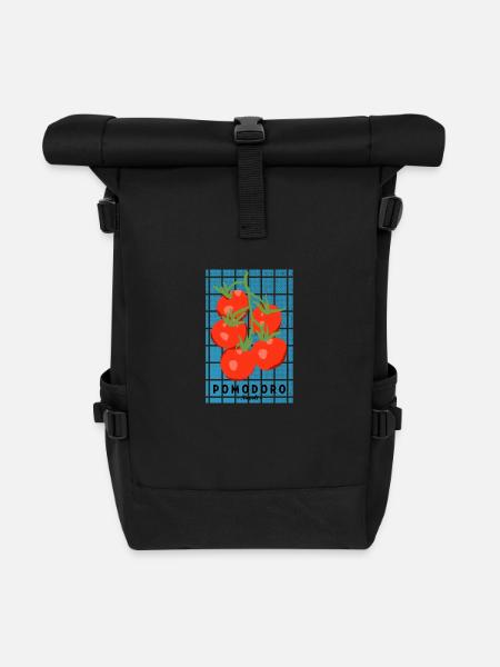 Tomato Girl Summer - Roll Top Backpack - black