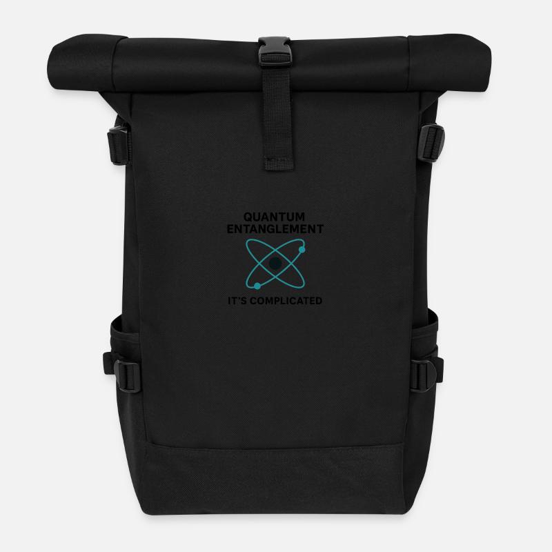 Quantum Entanglement – It’s Complicated - Rolltop Rucksack - Schwarz