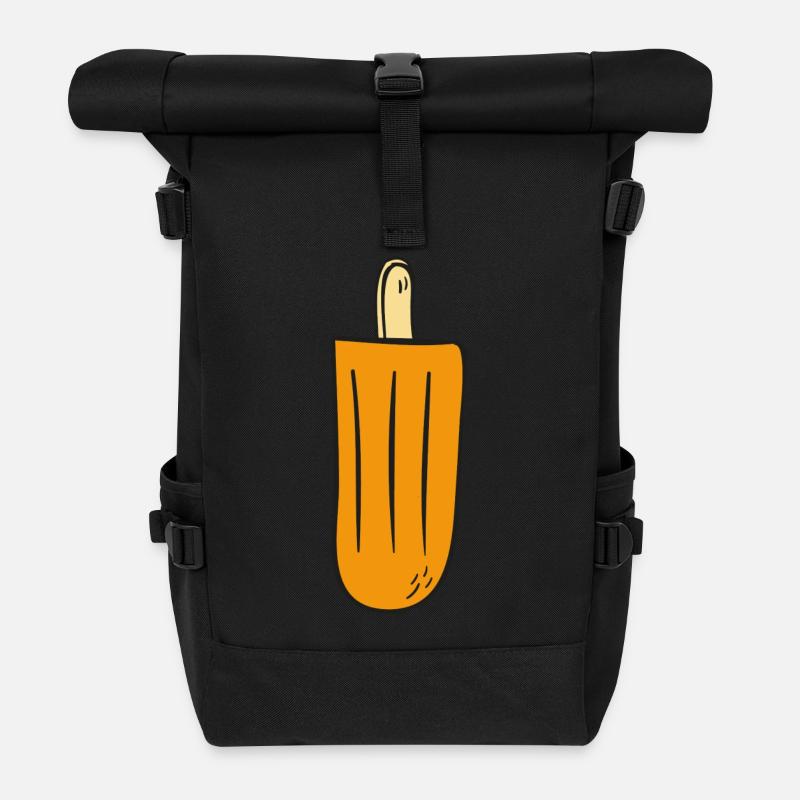 popsicle - Roll Top Backpack - black