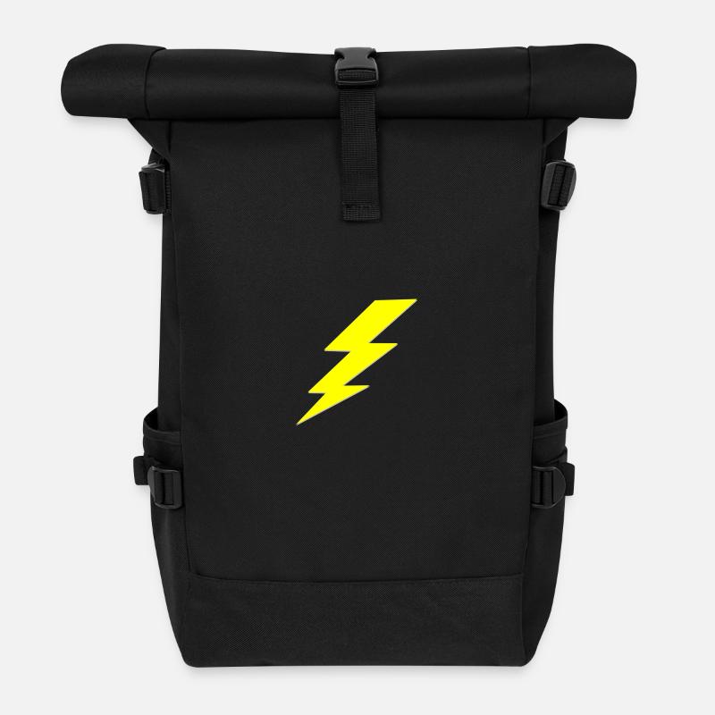 Blitz - Rolltop Rucksack - Schwarz