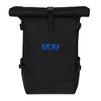 MAMA. MAMA. MUTTERTAG. ALLES GUTE ZUM GEBURTSTAG DER MUTTER - Rolltop Rucksack - Schwarz - Vorne