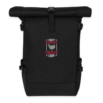 Crazy Dominique Chicken Lady - Dominique - Sac à dos roll top - noir - Devant