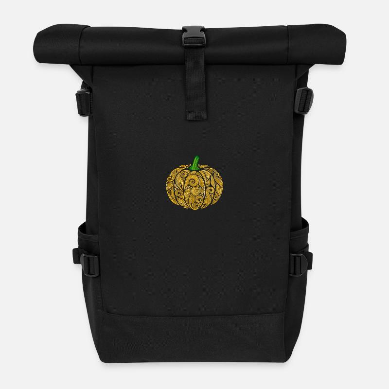 Citrouille - Sac à dos roll top - noir
