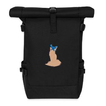 Traum-Coon - Rolltop Rucksack - Schwarz - Vorne