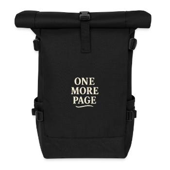 Encore une Page - Sac à dos roll top - noir - Devant