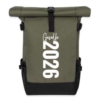 Journeyman 2026 - Roll Top Backpack - olive/black - Front