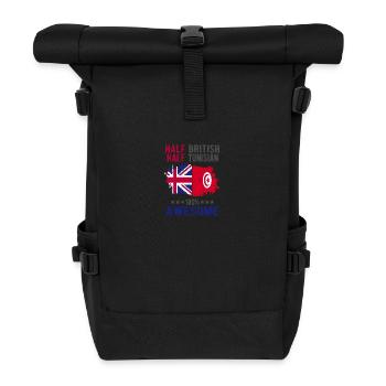Moitié britannique moitié tunisien - Sac à dos roll top - noir - Devant