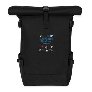 Meine Lieblingstiere in Boltenhagen - Rolltop Rucksack - Schwarz - Vorne