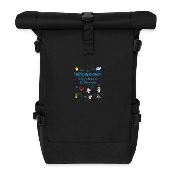 Meine Lieblingstiere in Heiligenhafen - Rolltop Rucksack - Schwarz - Vorne