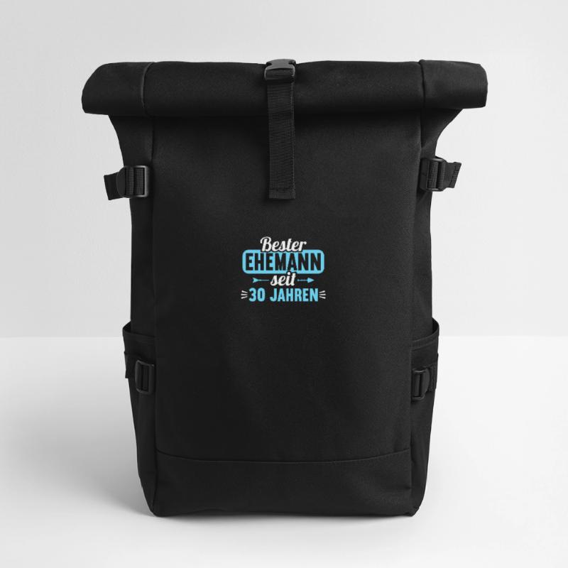 Beste Ehefrau Bester Ehemann seit 30 Jahren Rolltop Rucksack