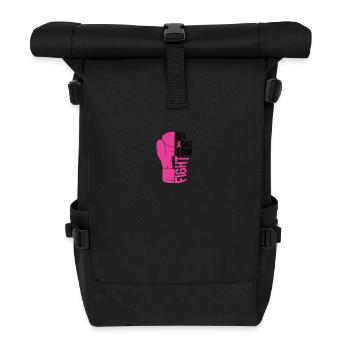 Your fight is our struggle - Roll Top Backpack - black - Front