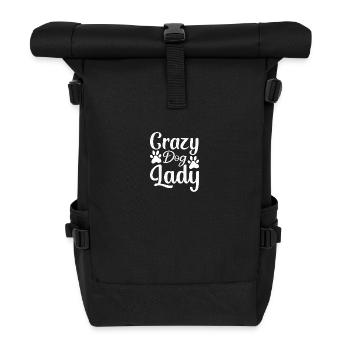 Chienne folle - Sac à dos roll top - noir - Devant