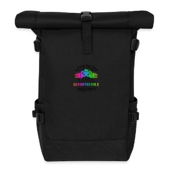 Level GESAMTSCHULE keep calm and game on - Rolltop Rucksack - Schwarz - Vorne