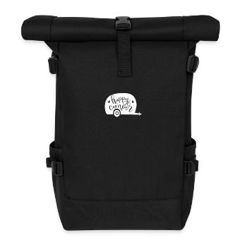 Campeurs heureux - Sac à dos roll top - noir - Devant