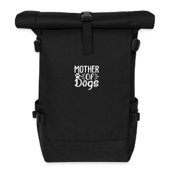 Mutter von Hunden - Rolltop Rucksack - Schwarz - Vorne
